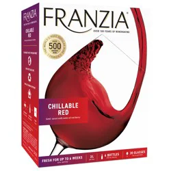 Franzia Chillable Red, Red Wine, 3L