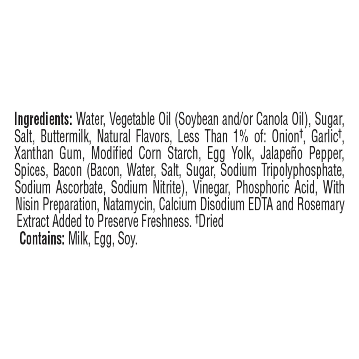 slide 2 of 7, Hidden Valley Easy Squeeze Jalapeno Bacon Ranch Salad Dressing & Topping, Gluten Free - 20 Ounce Bottle, 20 fl oz