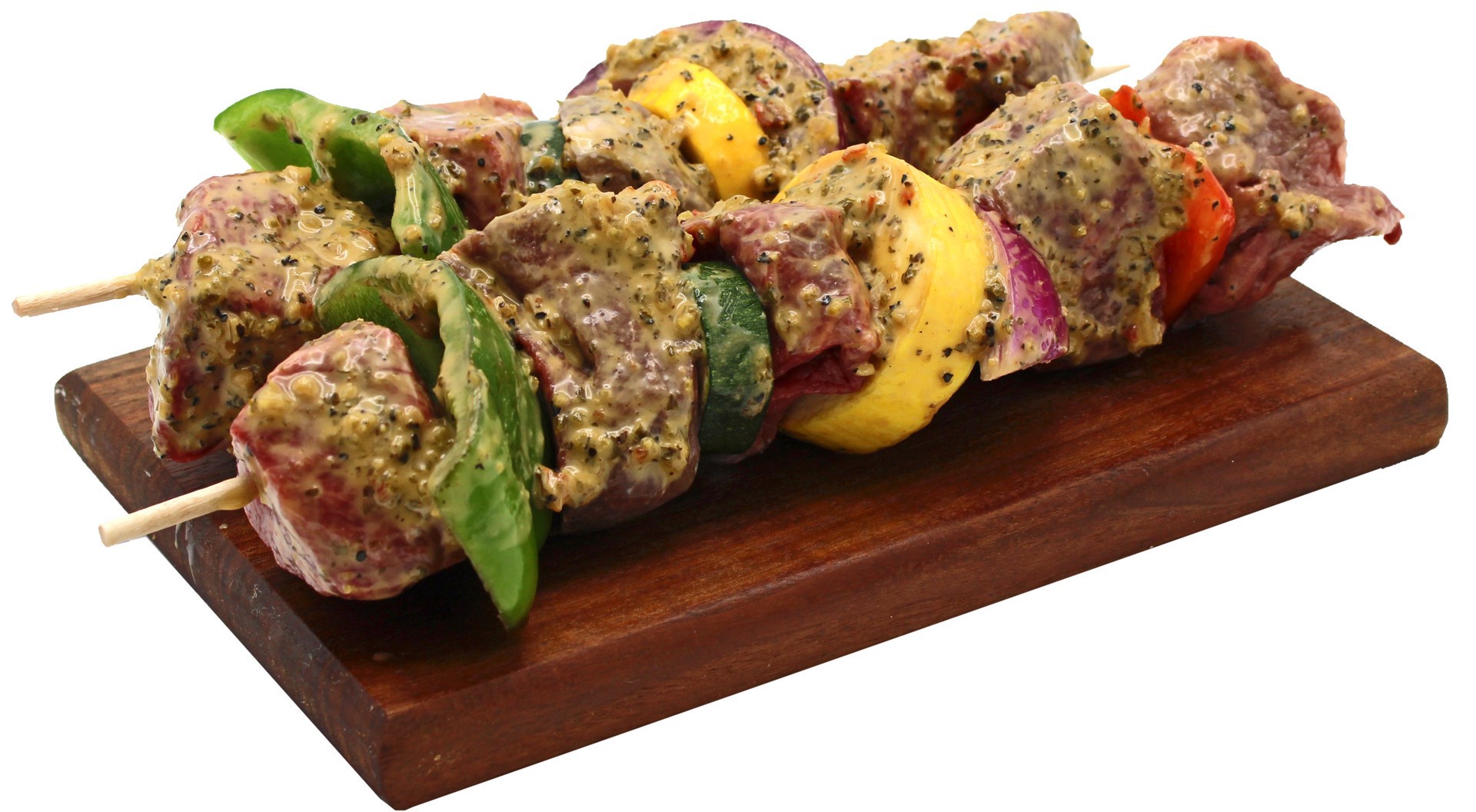 slide 1 of 1, Central Market Chipotle Lime Marinated Beef Kabob, per lb