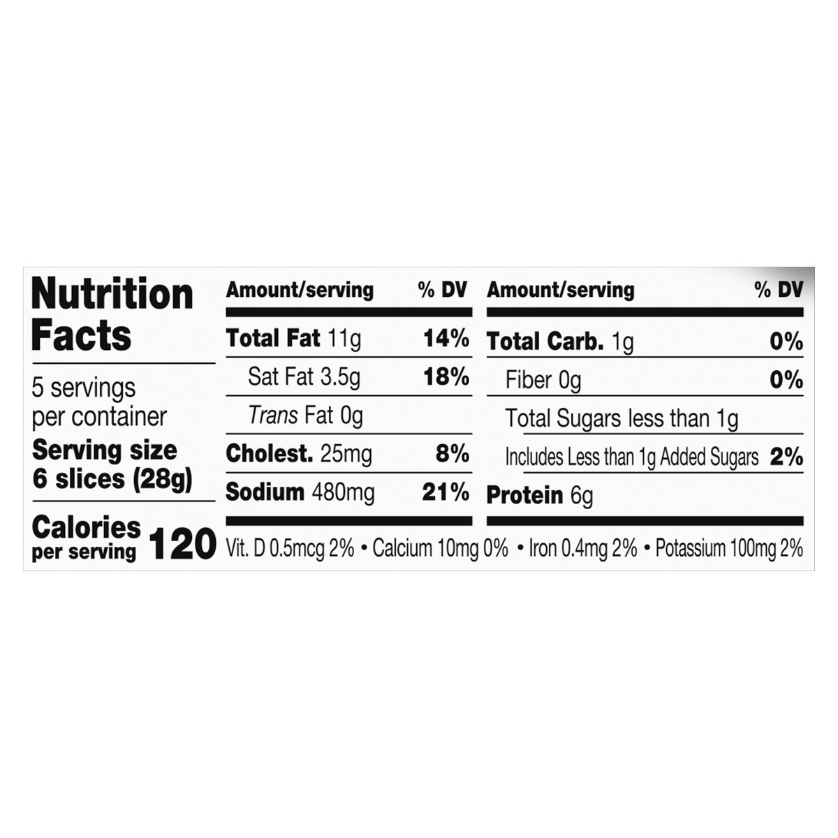 slide 7 of 7, Armour Thick Cut Hard Salami, 5 oz