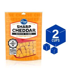 Kroger Sharp Cheddar Cheese Cubes