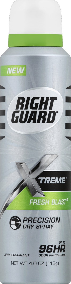 slide 2 of 2, Right Guard Xtreme Fresh Blast Precision Dry Spray Antiperspirant, 4 oz