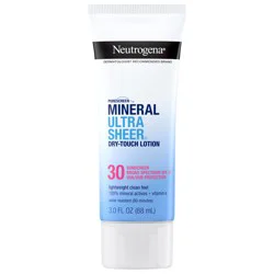Neutrogena Mineral Ultra Sheer Dry-Touch SPF 30 Lotion, 3.0 fl. oz