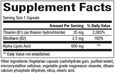 slide 2 of 2, Natural Factors Alpha-Lipoic Acid + B 600 mg, 86 g