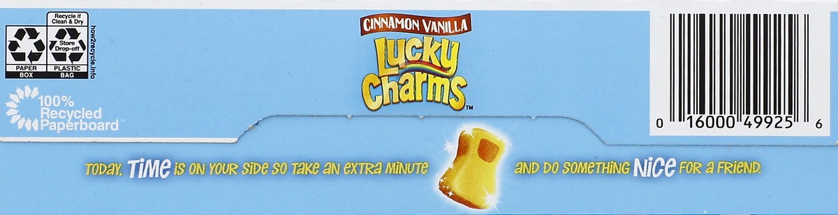 slide 4 of 6, Lucky Charms Cinnamon Vanilla Breakfast Cereal - General Mills, 11.5 oz