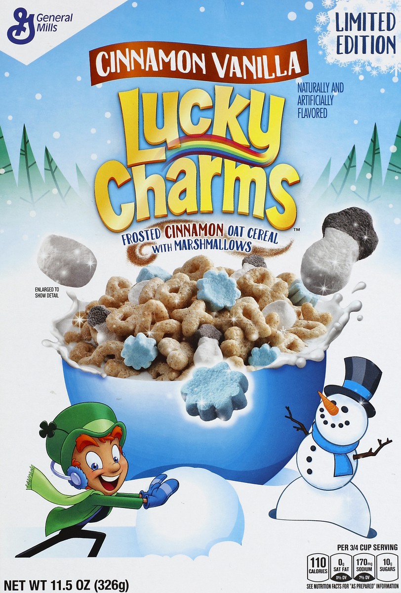 slide 5 of 6, Lucky Charms Cinnamon Vanilla Breakfast Cereal - General Mills, 11.5 oz