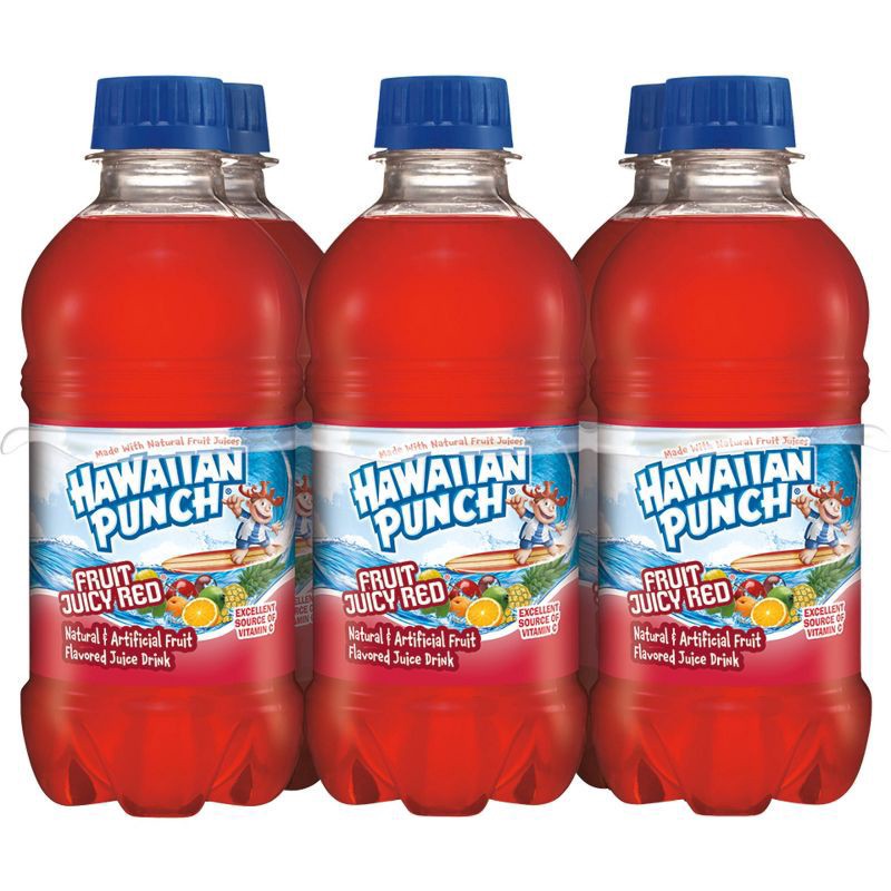 slide 3 of 4, Hawaiian Punch Fruit Juicy Red Juice Drink 6 - 10 fl oz Bottles, 6 ct