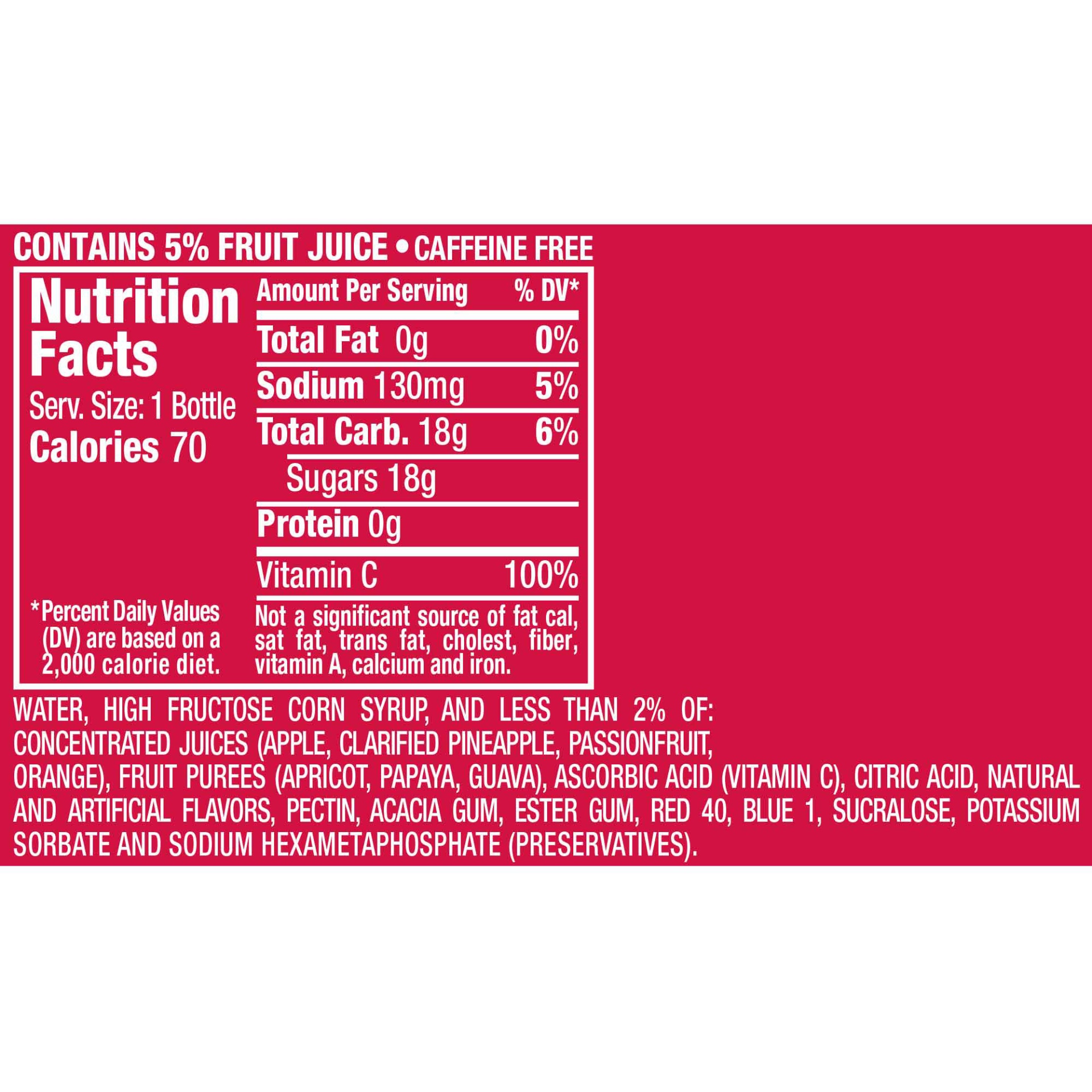 slide 3 of 3, Hawaiian Punch Fruit Juicy Red, 6 ct; 10 fl oz