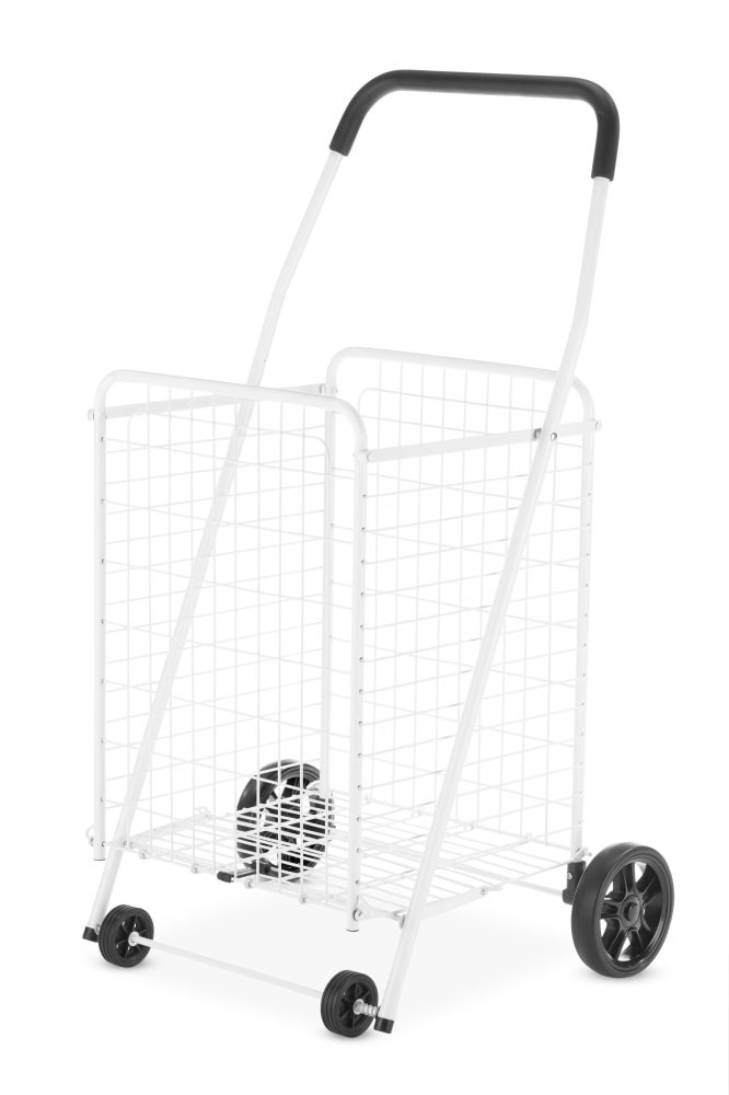 slide 1 of 1, Whitmor Rolling Utility Cart - White, 21.2 in x 36.8 in x 16.7 in