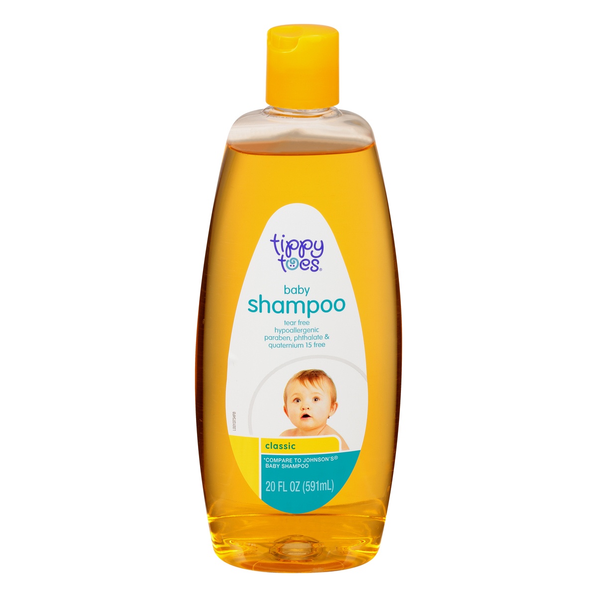 slide 1 of 1, Tippy Toes Classic Baby Shampoo, 15 fl oz