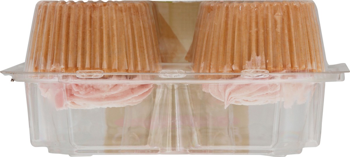 slide 9 of 14, Just Desserts Vegan Strawberry Vanilla Cupcakes 4 - 2 oz Cupcakes, 4 ct