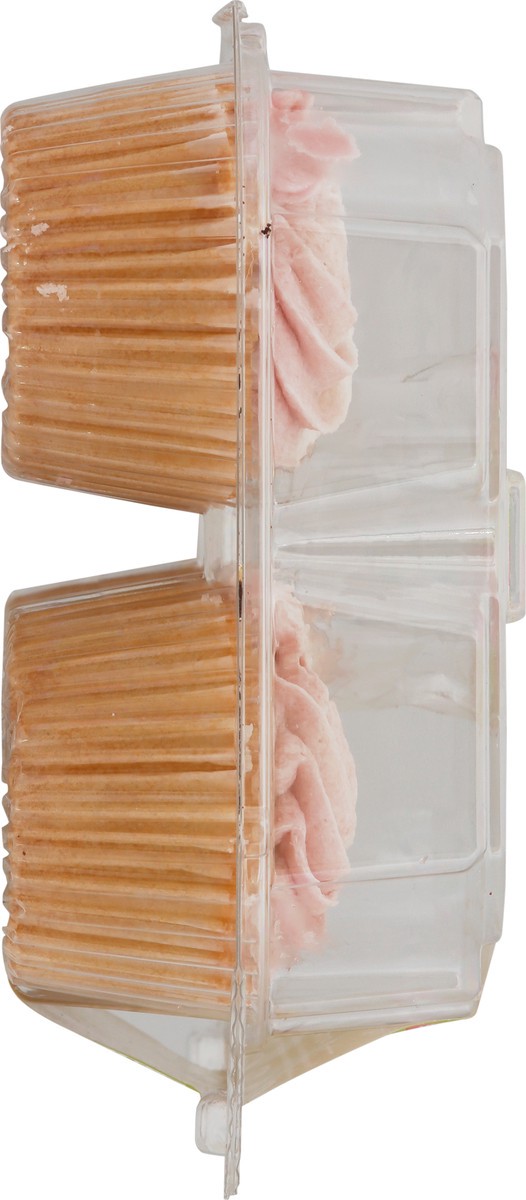 slide 14 of 14, Just Desserts Vegan Strawberry Vanilla Cupcakes 4 - 2 oz Cupcakes, 4 ct