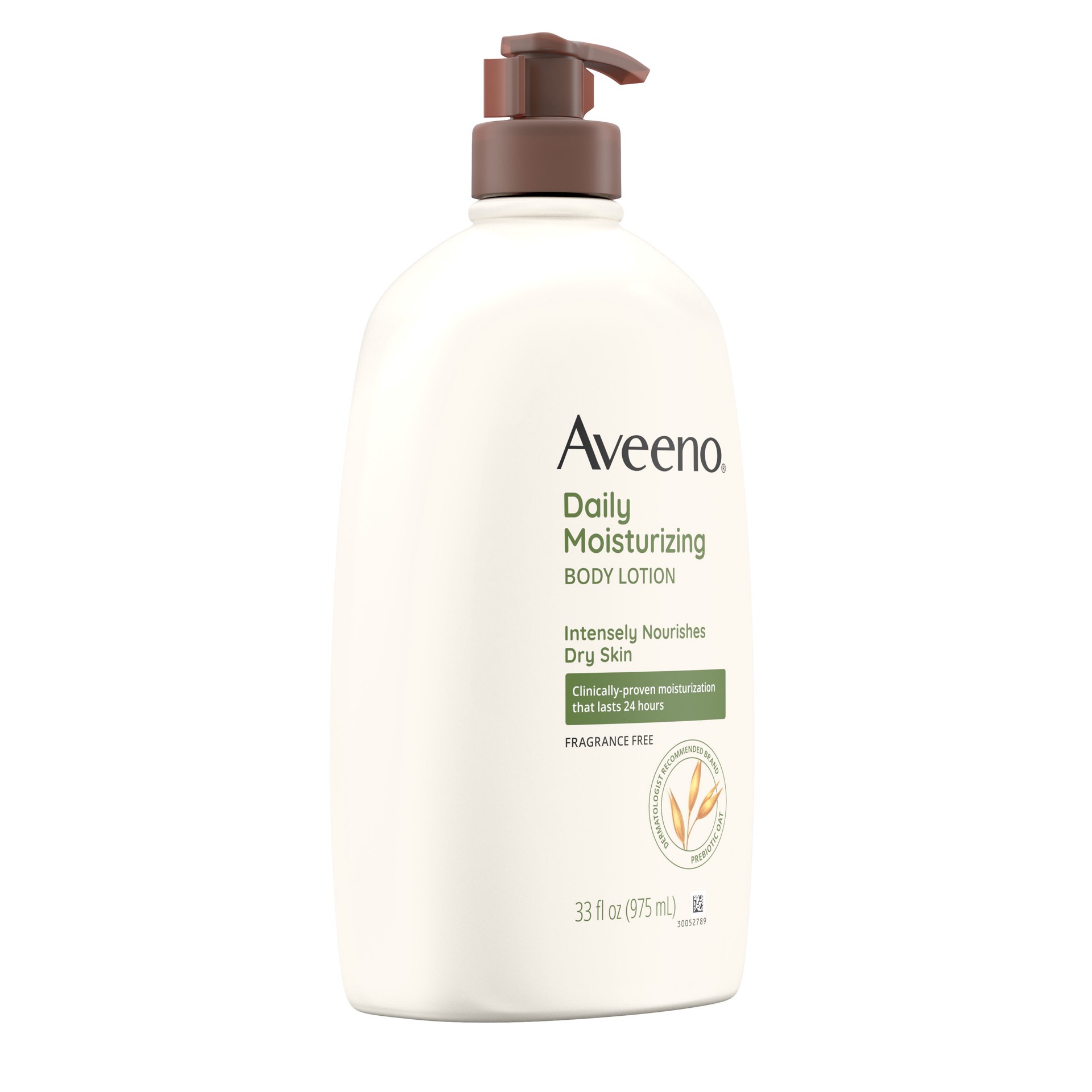 slide 3 of 7, Aveeno Daily Moisturizing Lotion for Dry Skin, Value Size, 33 fl. oz, 33 fl oz