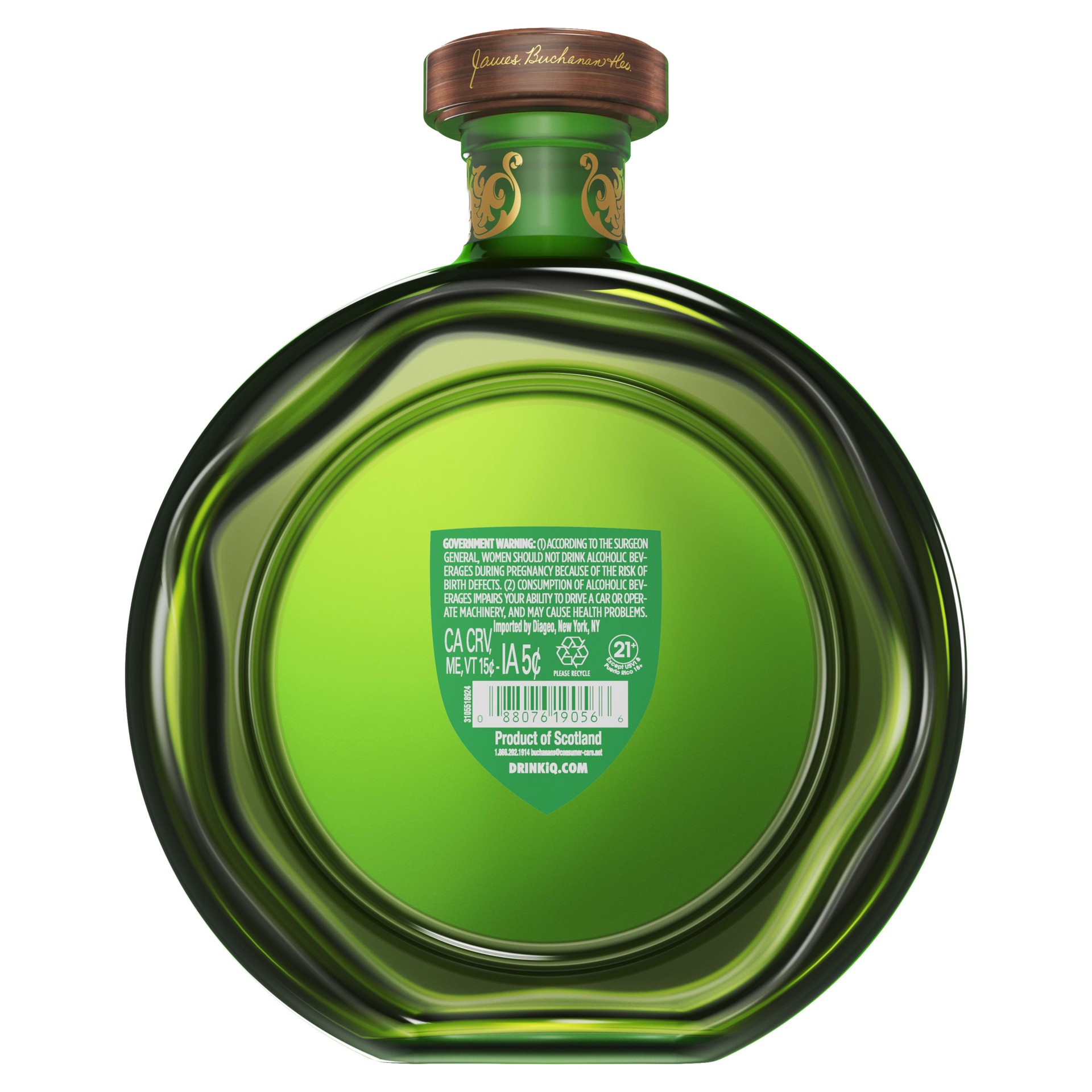 slide 2 of 2, Buchanan's Green Seal Blended Scotch Whisky, 750 mL, 750 ml