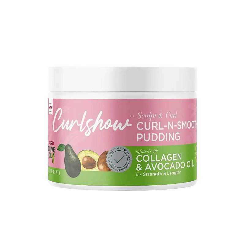 slide 1 of 1, Curlshow Sculpt & Define Curl-N-Smooth Pudding 12 oz, 12 oz