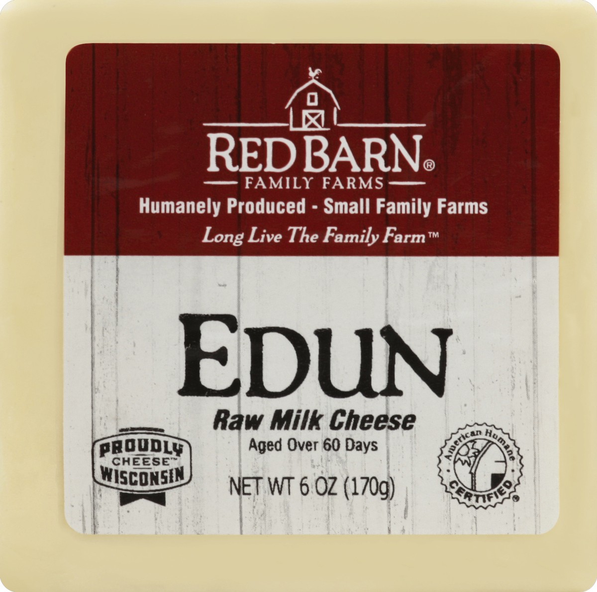 slide 4 of 6, Redbarn Edun Raw Milk Cheese, 6 oz