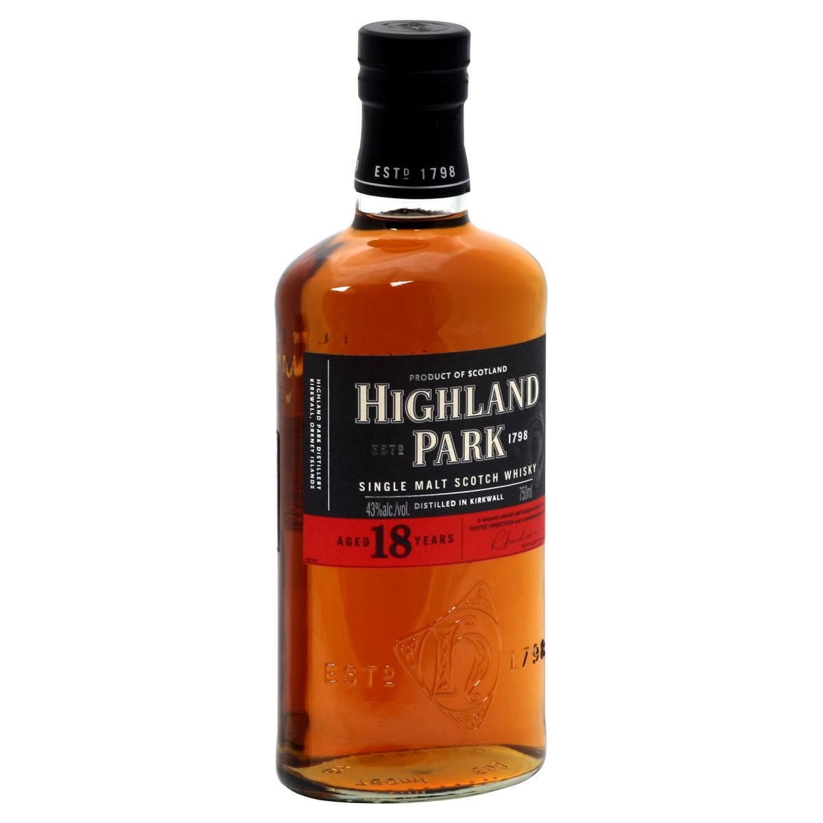 slide 1 of 1, Highland Park 18 Yr Scotch, 750 ml