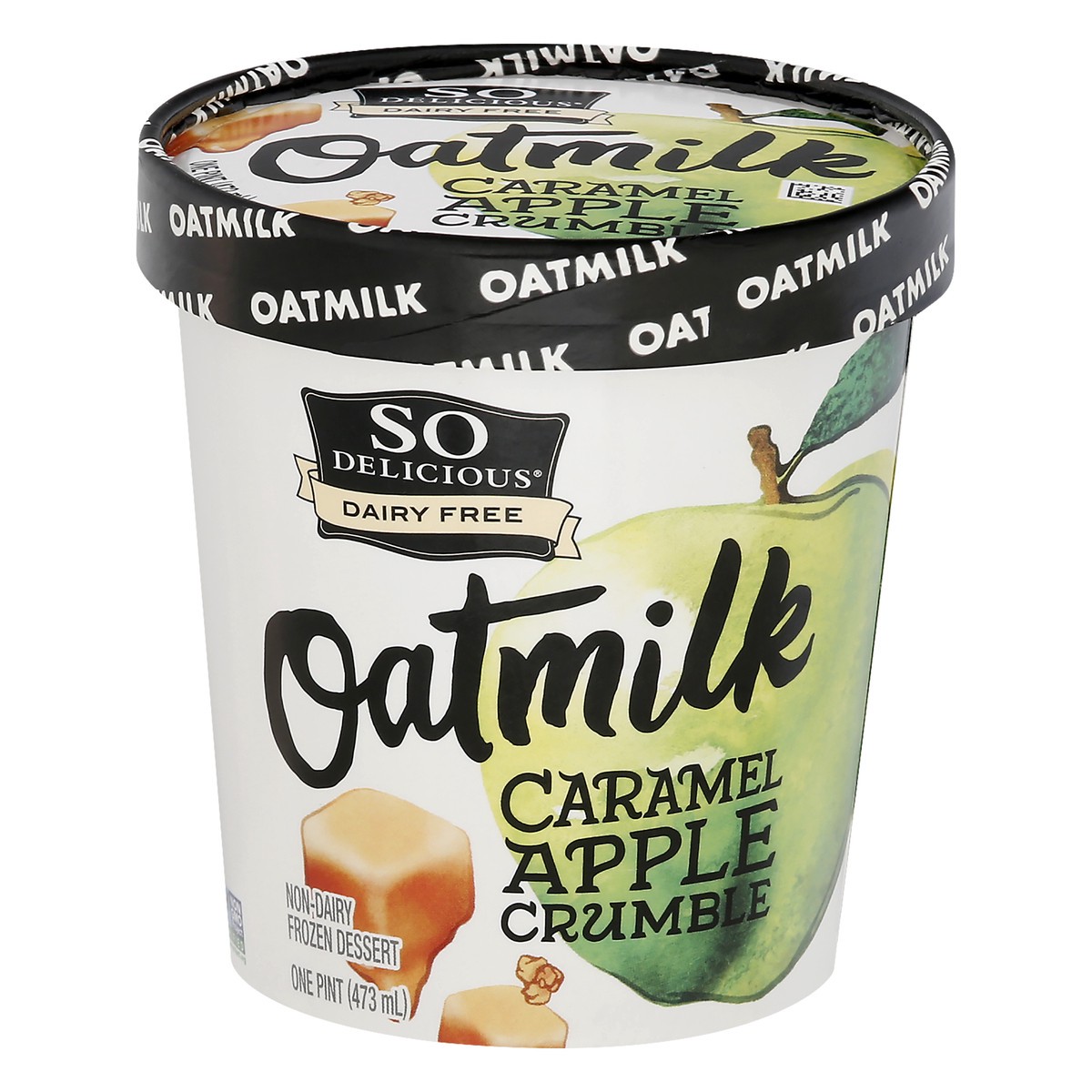 slide 1 of 13, So Delicious Oatmilk Non-Dairy Caramel Apple Crumble Frozen Dessert 1 pt, 1 pint