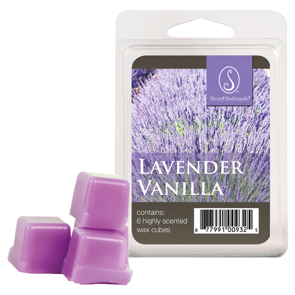 slide 1 of 1, ScentSationals Fusion Lavender Vanilla Scented Wax Cubes, 2.5 oz