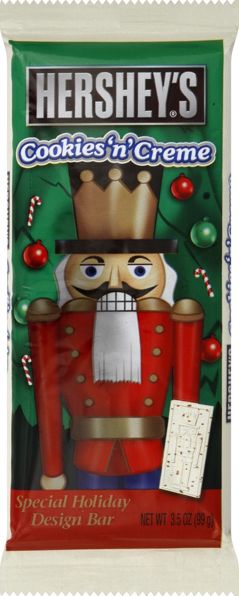 slide 2 of 5, Hershey's Cookies N' Crème Christmas Nutcracker Bar, 3.5 oz