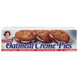 Little Debbie Oatmeal Creme Pies Sandwich Cookies 12 ea