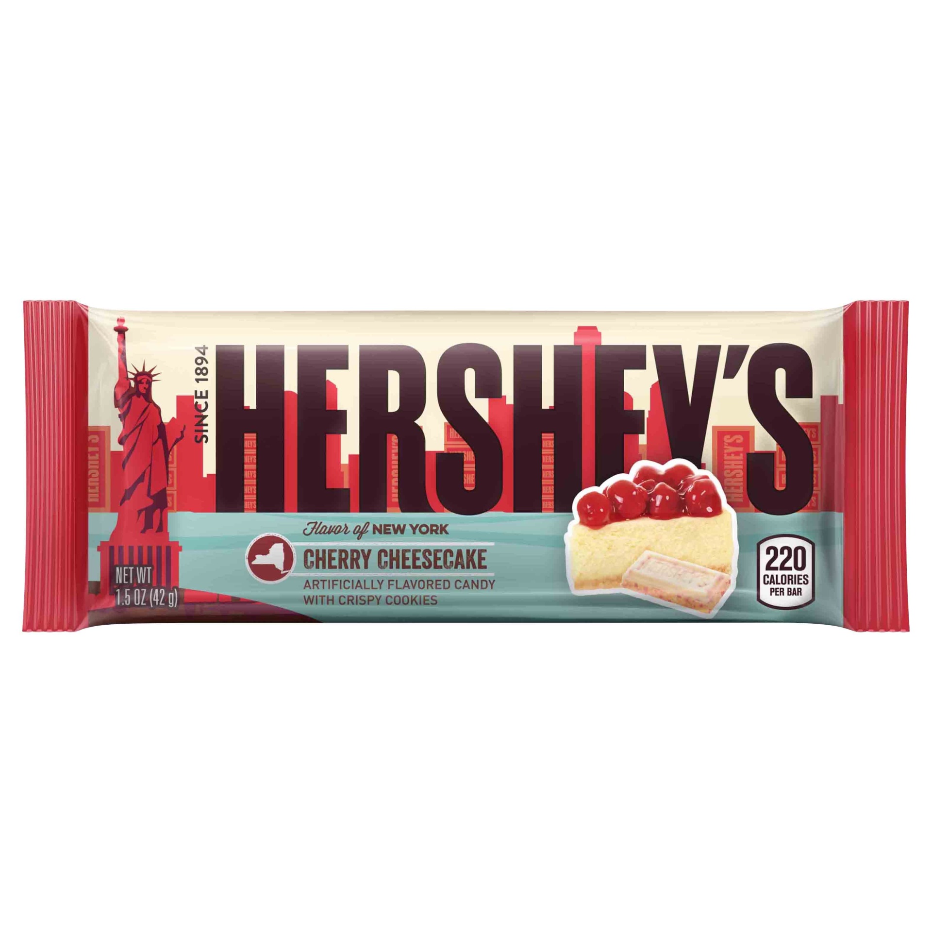 slide 1 of 1, Hershey's Cherry Cheesecake Flavored Candy Bar, 1.5 oz