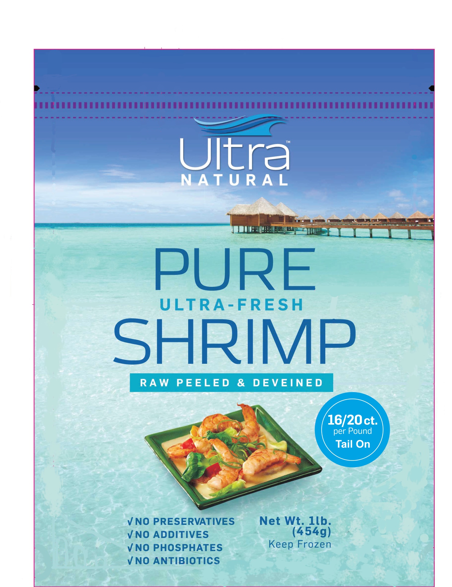slide 1 of 1, Ultra 16/20 Ct Raw Shrimp, 