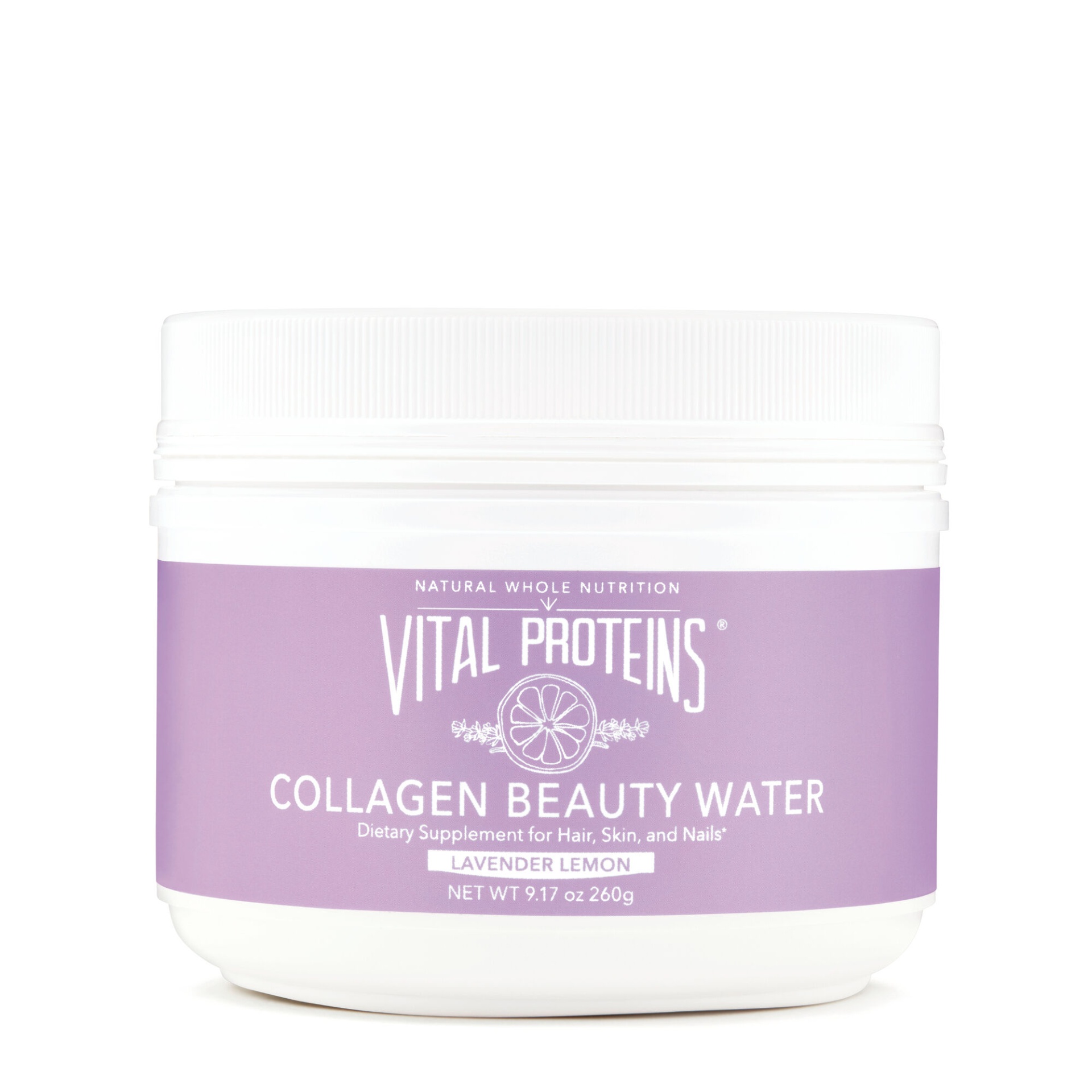 slide 1 of 1, Vital Proteins Collagen Beauty Water Lavender Lemon, 9.17 oz