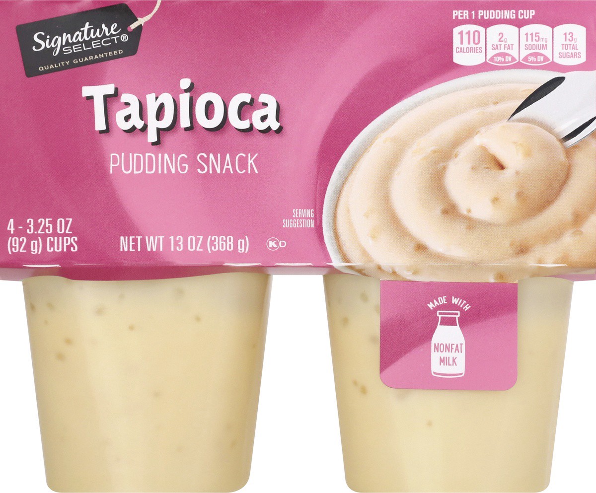 slide 6 of 9, Signature Select Tapioca Pudding Snack 4 ea, 4 ct