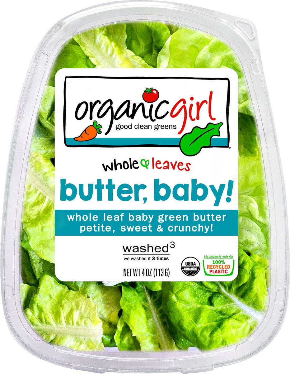 slide 3 of 3, Organic Girl Whole Leaves Butter, Baby! 4 oz, 4 oz