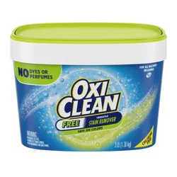 Oxi-Clean Free Versatile Stain Remover Powder, No Dyes or Perfumes, 3 lb