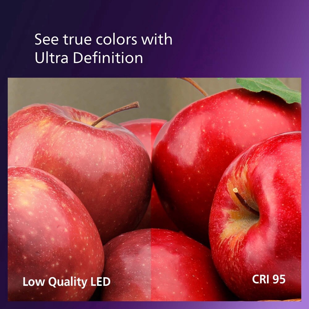 slide 2 of 6, Philips LED 60-Watt Equiv 6.6-Watt A15 Frosted Ultra Definition Light Bulb Soft White 2700K, 2 ct