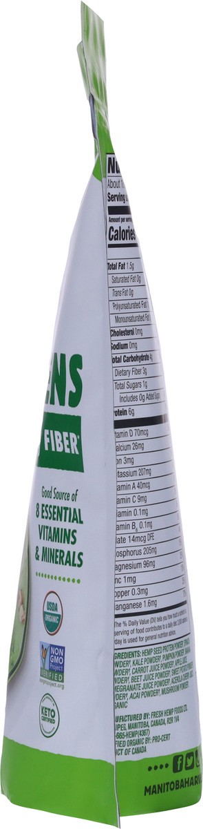 slide 4 of 9, Manitoba Harvest Organic Hemp+ Supergreens 7.5 oz, 7.5 oz