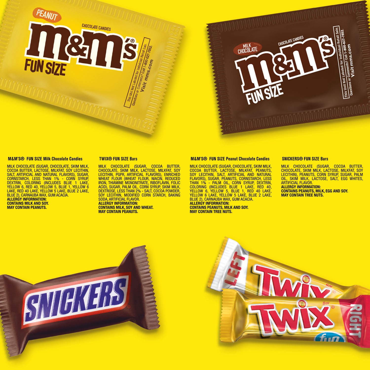 slide 5 of 8, Mixed M&M'S, SNICKERS & TWIX Variety Pack Fun Size Chocolate Candy Bars Assortment, 31.18 oz Bag, 31.18 oz