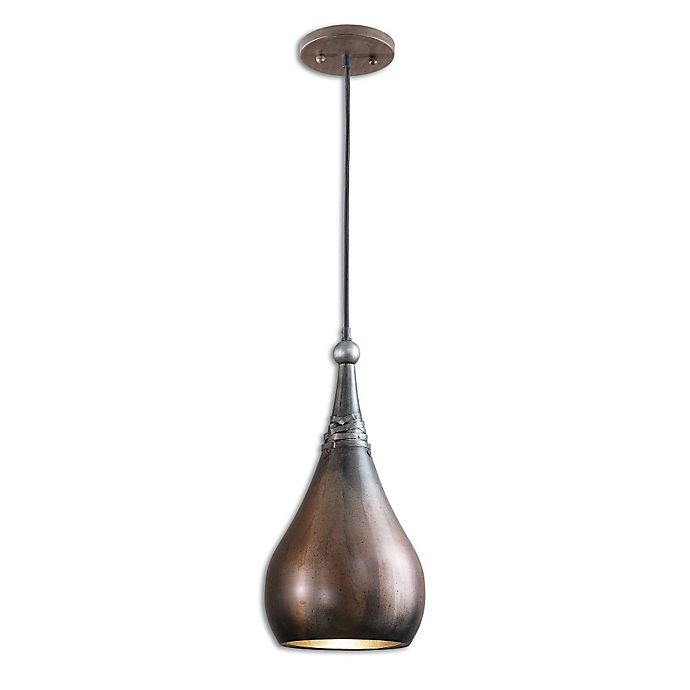 slide 1 of 2, Uttermost Alpena 1-Light Mini Pendant - Washed Copper, 1 ct