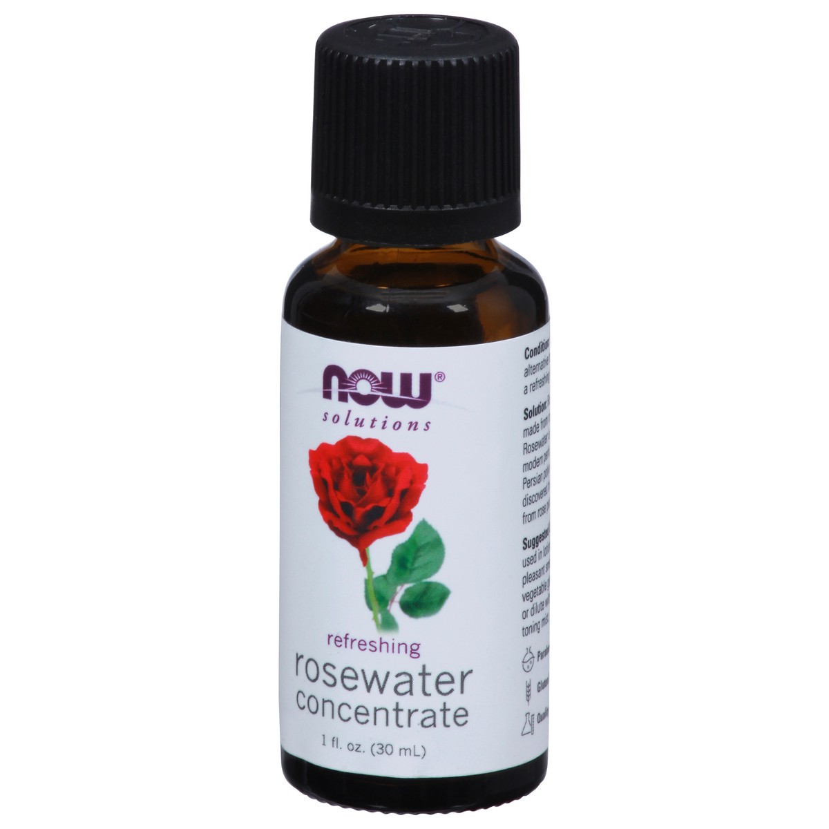 slide 4 of 9, NOW Solutions Rosewater Concentrate - 1 fl. oz., 1 fl oz