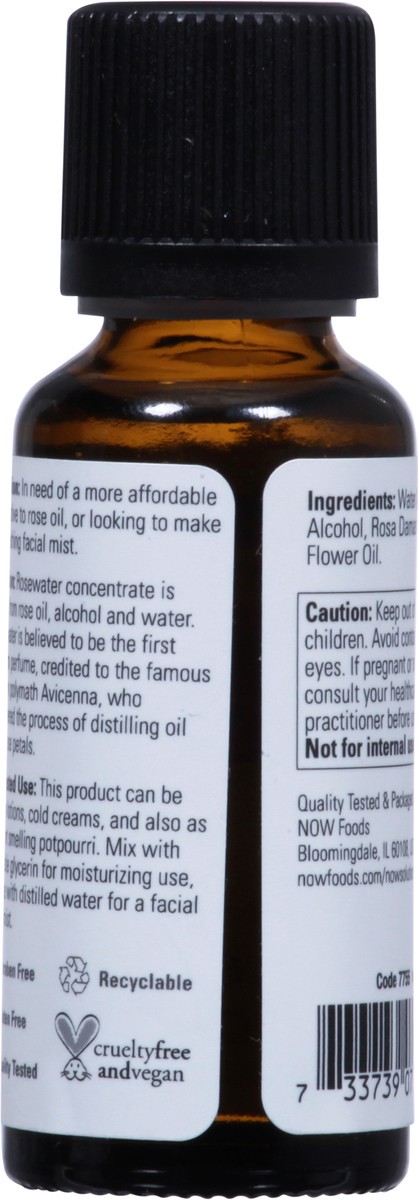 slide 8 of 9, NOW Solutions Rosewater Concentrate - 1 fl. oz., 1 fl oz