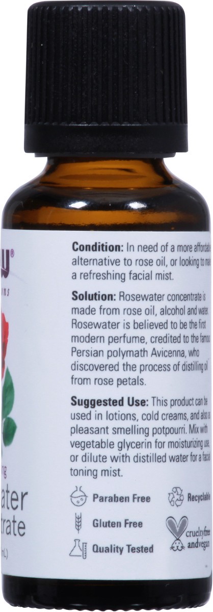 slide 6 of 9, NOW Solutions Rosewater Concentrate - 1 fl. oz., 1 fl oz