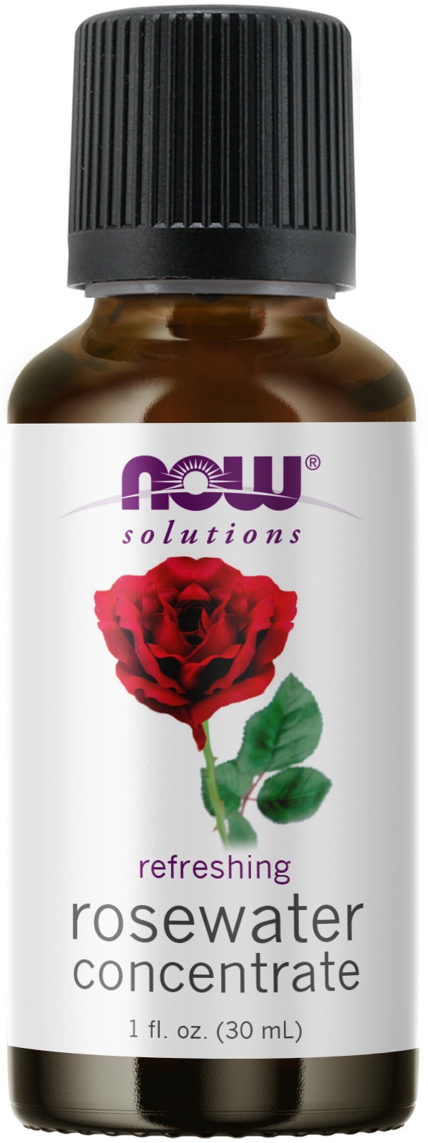 slide 1 of 9, NOW Solutions Rosewater Concentrate - 1 fl. oz., 1 fl oz