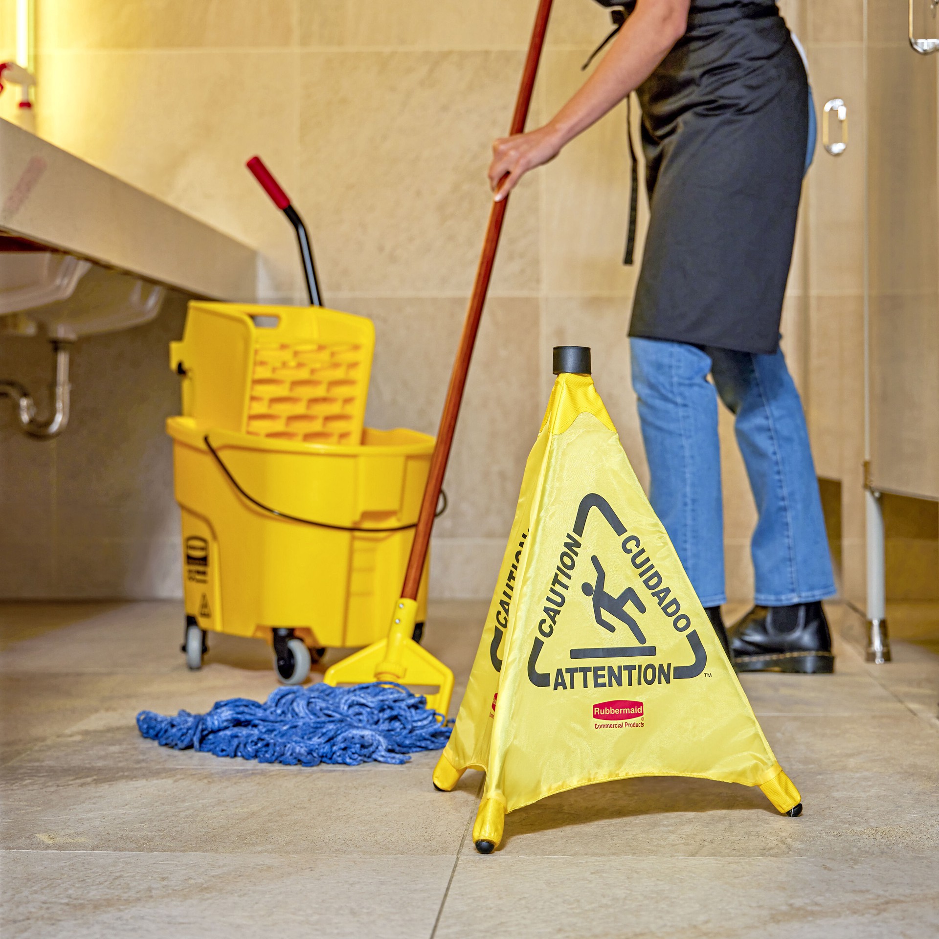 slide 2 of 4, Rubbermaid Safety Sign Pop Up, 1 ct