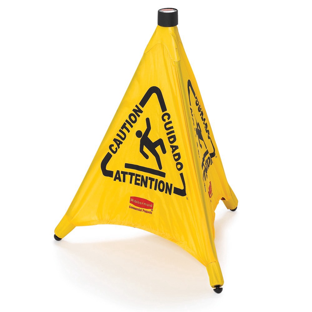 slide 1 of 4, Rubbermaid Safety Sign Pop Up, 1 ct