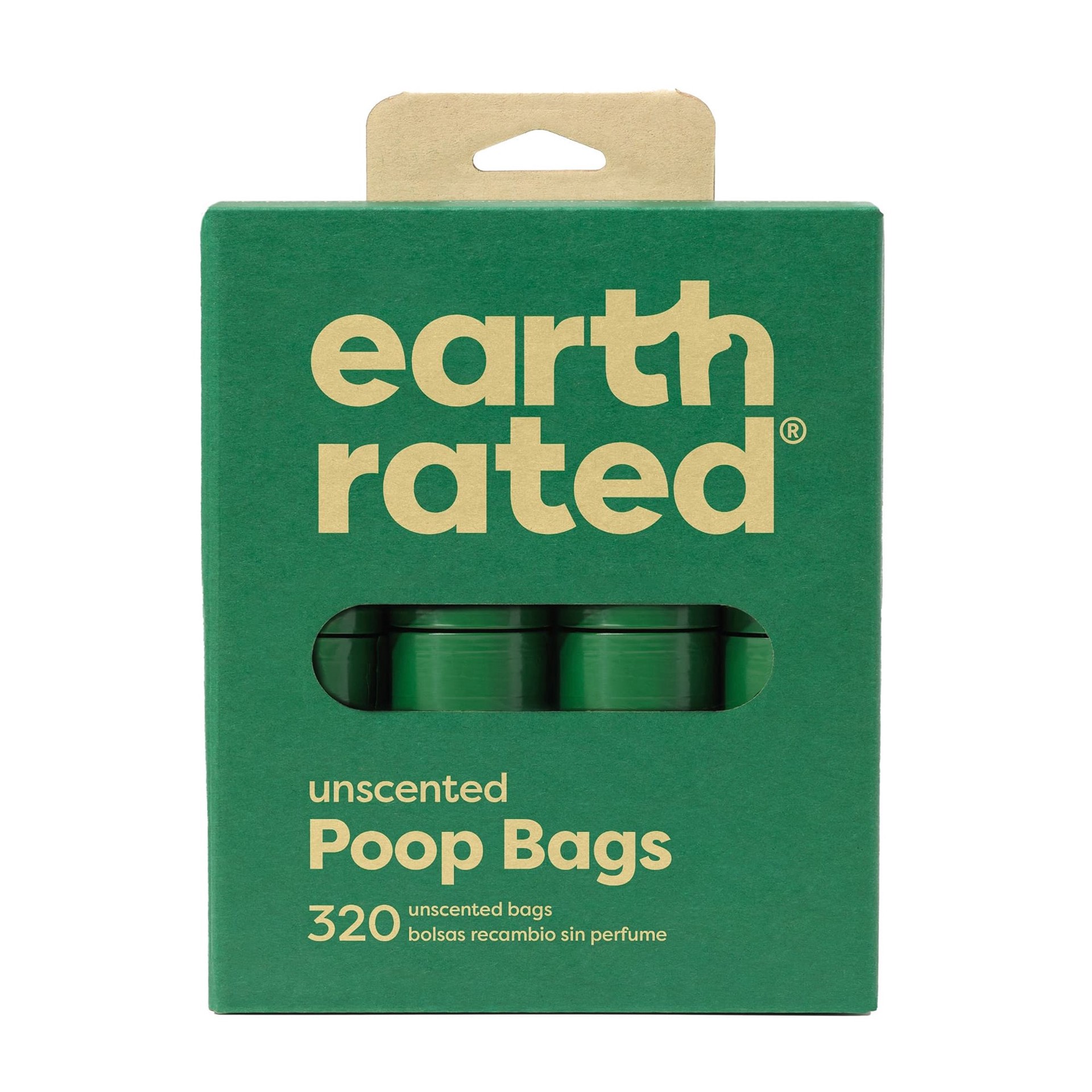 slide 1 of 1, Earth Rated 320 bags on 20ct Refill Rolls - Unscented, 20 ct