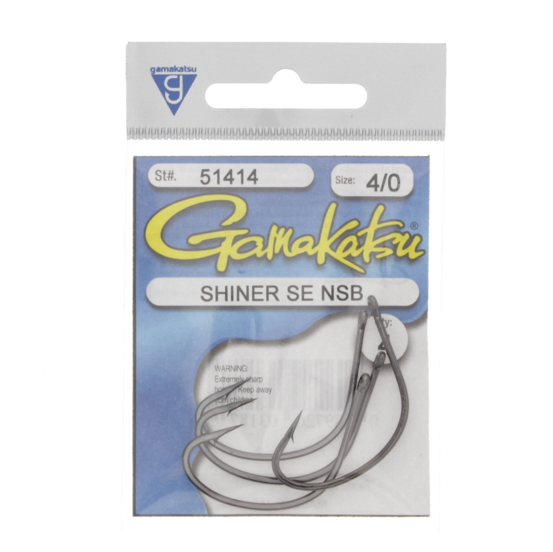 slide 1 of 1, Gamakatsu Shiner SE NSB, Size 4/0, 4 ct