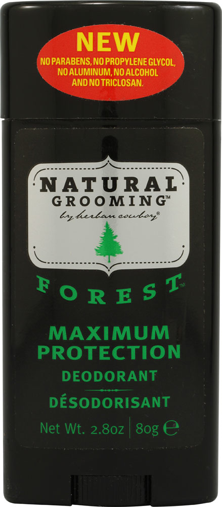 slide 1 of 1, Herban Cowboy Mens Natural Forest Deodorant, 2.8 oz