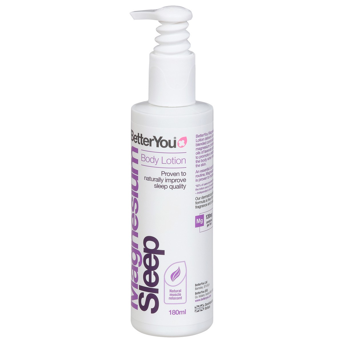 slide 4 of 9, BetterYou Magnesium Sleep Body Lotion 180 ml, 180 ml