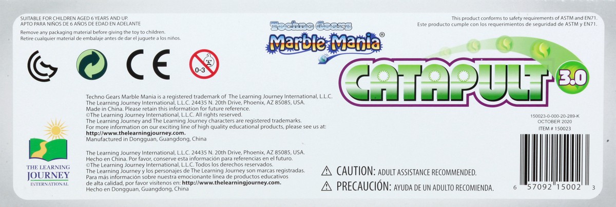 slide 6 of 9, Learning Journey Marble Mania Catapult 3.0 1 ea, 1 ea