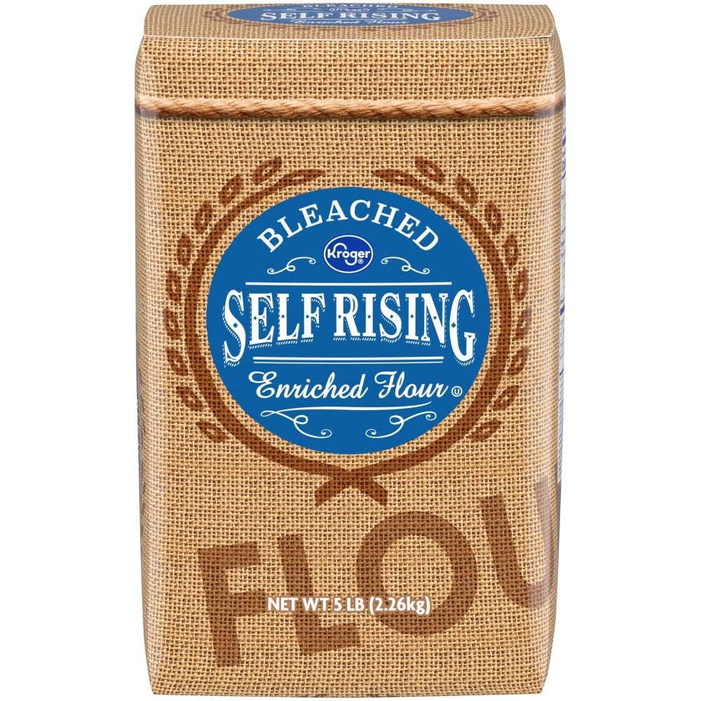 slide 1 of 1, Kroger Bleached Self-Rising Enriched Flour, 5 lb