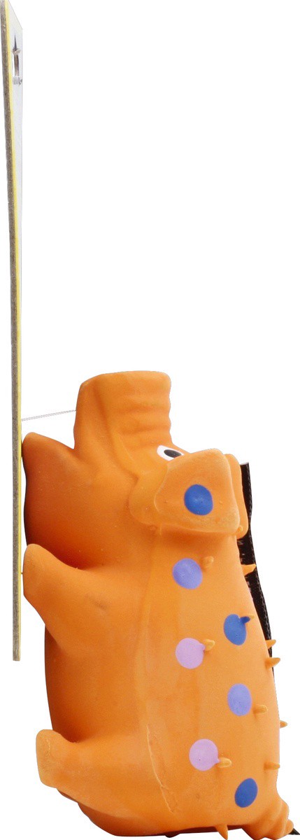 slide 6 of 7, MultiPet Squeakables Latex Polka Dot Pig Dog Toy, 1 ct