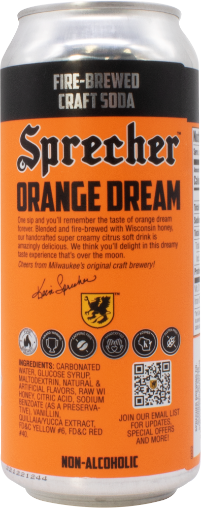 slide 3 of 4, Sprecher Orange Dream Single Can - 16 oz, 16 oz