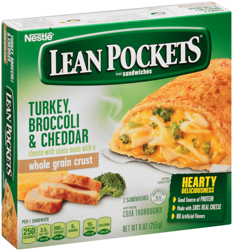 slide 1 of 1, Lean Pockets Turkey Broccoli & Cheese, 2 ct; 9 oz